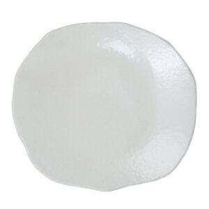 Ivory White Wabi Dinner Plate
