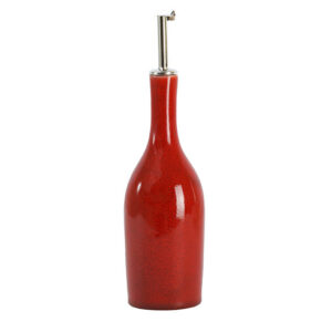 Modern Cherry Red Pouring Oil Cruet