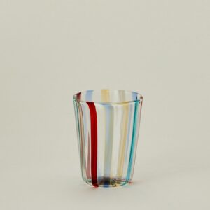 Multicolor Striped Artisan Tumbler