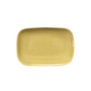 Refined Broom Yellow Rectangular Serving Platter