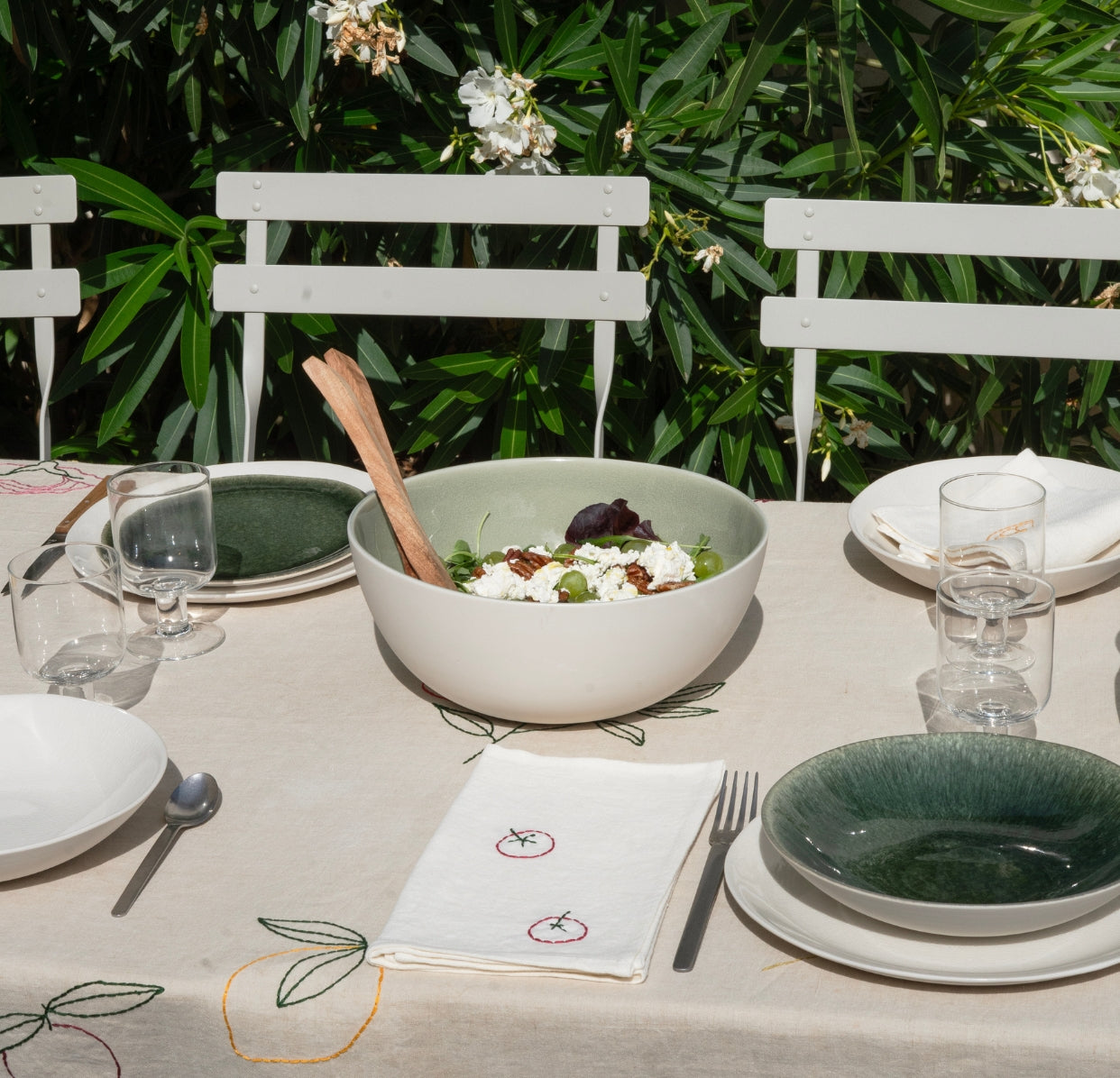 Artisan Cashmere Beige Serving Bowl - Image 3