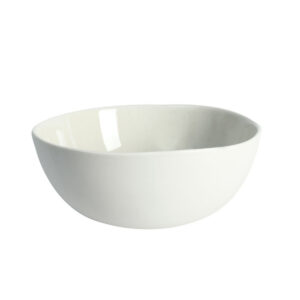 Textured Quartz Gray Serving Bowl