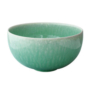 Refined Jade Green Serving Bowl