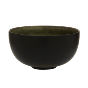 Textured Green Serving Bowl